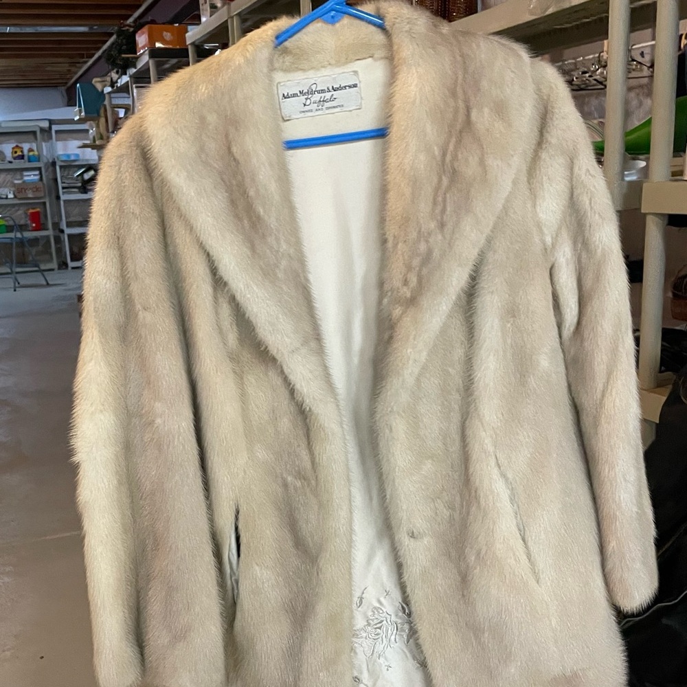 Mink fur coat